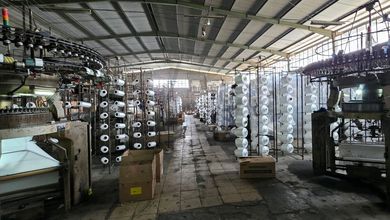 Pabrik Rajut di Area Pergudangan Leuwigajah