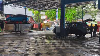 Ruang Usaha Carwash Area Ramai dan Strategis di Arcamanik Bandung