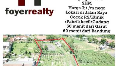 For Sale Tanah Premium di Leles, Garut, LT 2930m²